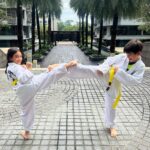 Diana Danielle Instagram - 2 types of attitude during a test, which one are you? Muhammad: “I’m gonna fail, I don’t remember anything!” 🤷‍♀️ Aurora: “It’s too easy, I don’t even need to think” 💁‍♀️ They both arent even mildly interested in taekwondo, just happy they showed up today. Hope this motivates them to show up for their classes more. 🤦🏼‍♀️