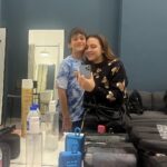 Diana Danielle Instagram - Set life @chemad7 He complained that I never bring him to set anymore, which is not true bc I always ask but he turned me down so many times that I just assumed he never wants to tag along. So today he’s back on set living the set life while we shoot for my new ad! 😋