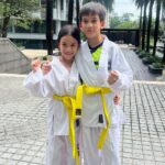 Diana Danielle Instagram - 2 types of attitude during a test, which one are you? Muhammad: “I’m gonna fail, I don’t remember anything!” 🤷‍♀️ Aurora: “It’s too easy, I don’t even need to think” 💁‍♀️ They both arent even mildly interested in taekwondo, just happy they showed up today. Hope this motivates them to show up for their classes more. 🤦🏼‍♀️