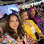 Diana Danielle Instagram - Loud & clear with @zuusaha at their show for Artober night 💫