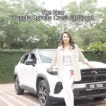 Diana Danielle Instagram - This is the real deal. 🔥 The Corolla Cross GR Sport is here to take you to another level of driving experience with sleek, sportiness & style all in a drive. Visit your nearest Toyota Showroom to experience it. 😉 #CorollaCrossGRSport #ToyotaMY #Drive @toyotamy