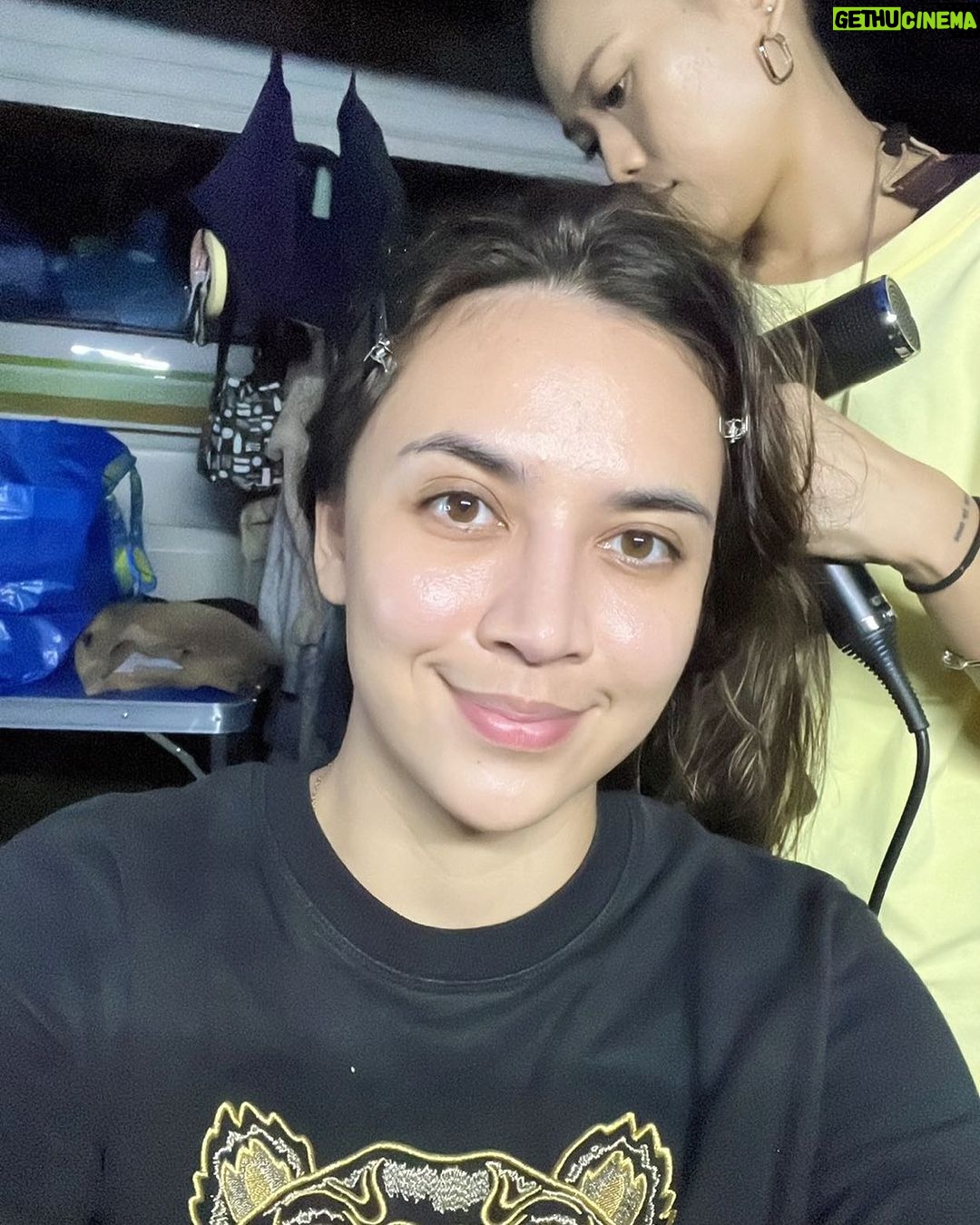 Diana Danielle Instagram - First day of filming a horror movie. Dah 10 tahun tak buat cerita seram, lesgo! 🤝