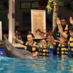 Diana Danielle Instagram - Unforgettable experience with Simba the dolphin at the @balimarinepark with my little family 🥲 The kids were so happy!!! Don’t miss this spot when you’re down in Bali - up close and personal with these sweet & intelligent creatures. Thank you for the memorable moments @balimarinepark, and #romantikaastro & @cogearproductions for setting up a special slot for us to enjoy Bali like we’ve never done before ❤️🤝