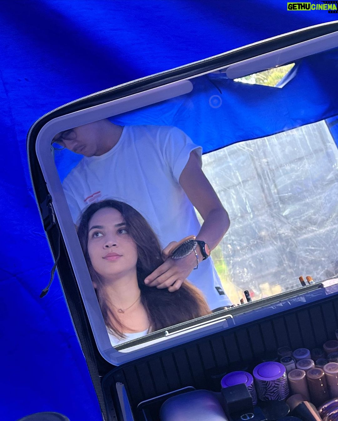 Diana Danielle Instagram - Welcome to the set life #Baranthemovie @faridkamilz