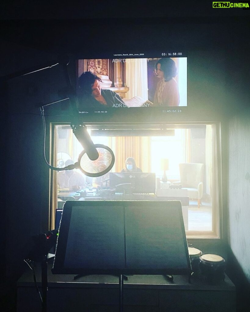 Dianna Agron Instagram - ADR in the time of Corona 🎭