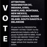 Dianna Agron Instagram - Thought this was too important to not post here in the feed. A reminder to anyone who needs it:⁣ ⁣⁣ TODAY is #ELECTIONDAY for several states - IN, MD, NM, PA, MO, DC, MT, RI, SD - If you need help - look to @866ourvote. There are trained, non-partisan volunteers ready to help. 866-OUR-VOTE (866-687-8683) to get the voting help you need. ⁣ ⁣ #VOTETHECHANGE