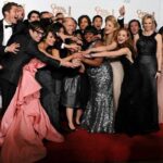 Dianna Agron Instagram - Love all of the group shots where we’d squeeze together as many members of the team as photographically possible. In especially celebratory moments like this, someone’s head always got blocked. Sorry Chord! A big thank you for joining in our anniversary celebration & sharing your stories! #glee10thanniversary