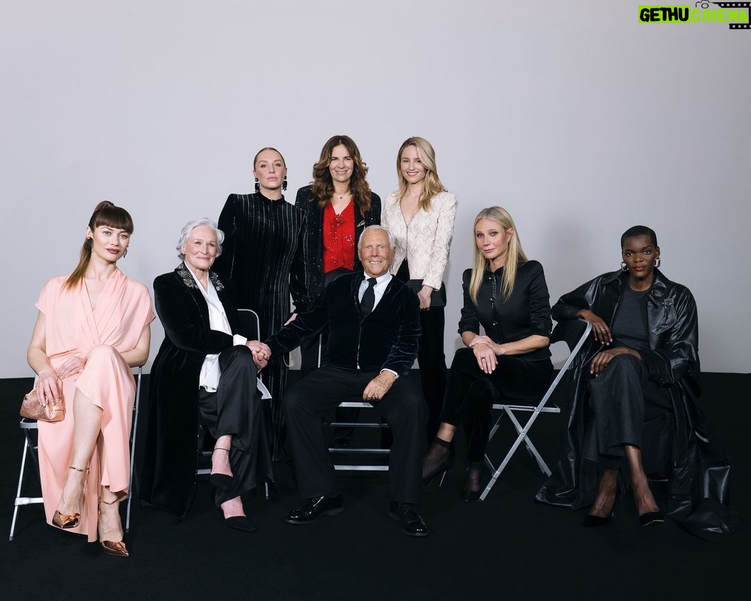 Dianna Agron Instagram - An exquisite evening with Mr. Armani. Thank you for having me.