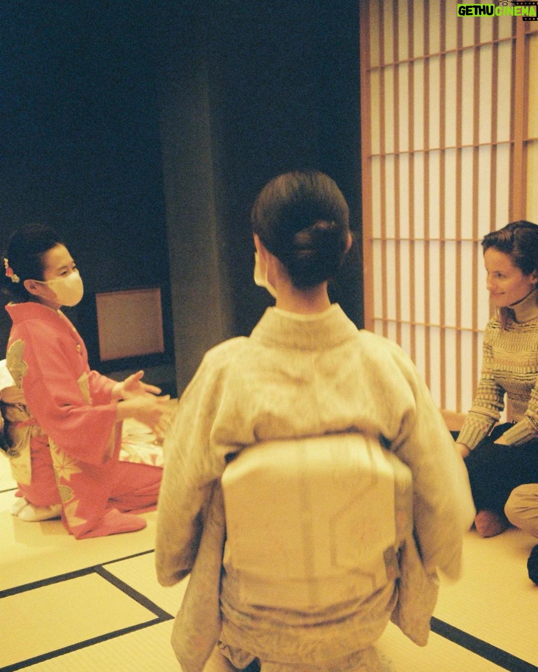 Dianna Agron Instagram - Incredible tea ceremony and patisserie lesson at Toraya with great thanks to Mitsu and Peter. Tokyo, Japan