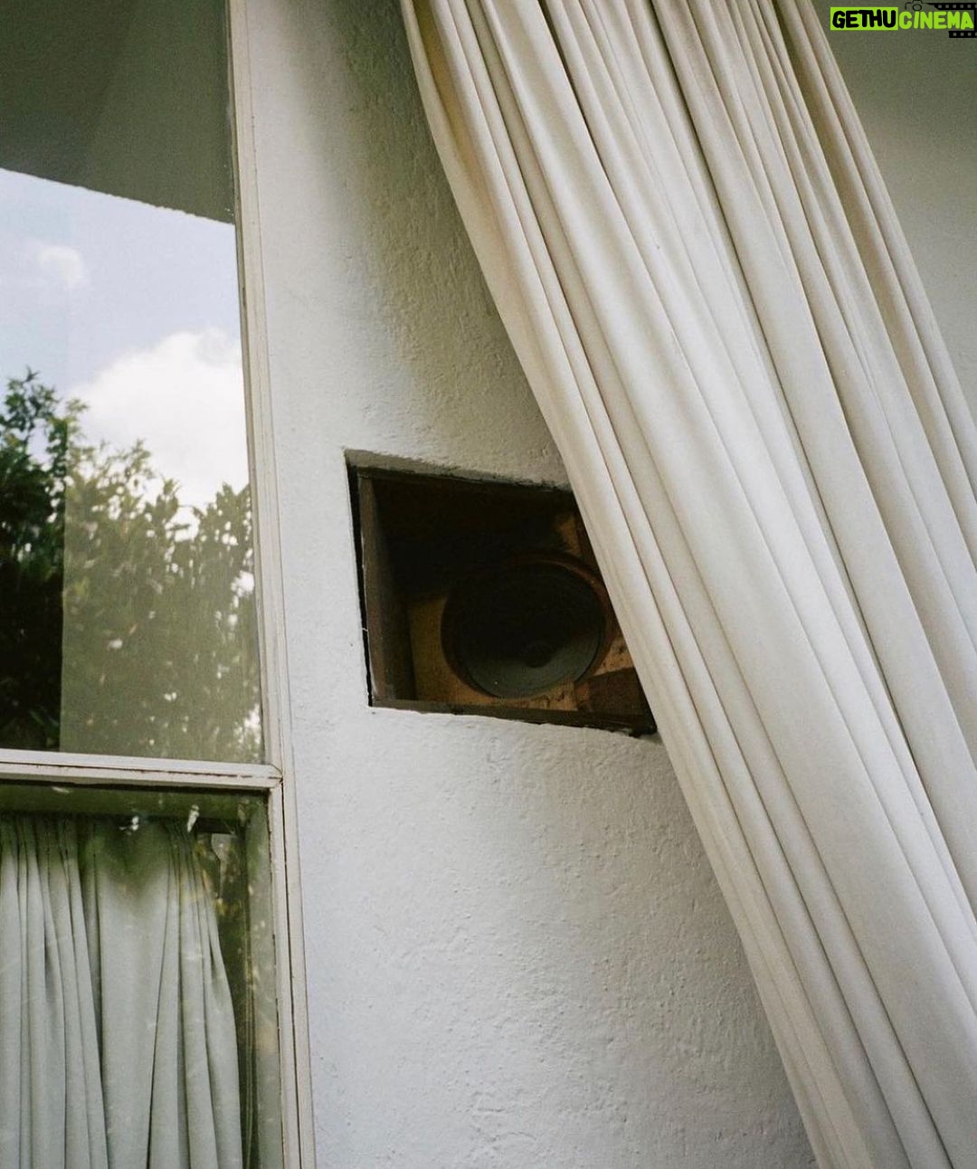 Dianna Agron Instagram - Hidden speaker in the garden. Music possible in all corners. Casa Luis Barragán