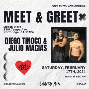 Diego Tinoco Instagram - Come meet your favorite TV brothers next Saturday! Tag your besties and bring your high socks 🤝🏽😂