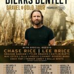 Dierks Bentley Instagram - The #GravelAndGold Tour is hitting the road this year with @chaserice, @leebrice and so many more! We can’t wait to see y’all. Support varies per market. Ticket on sale as follows: Fan Club Presale: 2/13 at 10am (LOCAL) - 2/15 @spotify Presale: 2/15 at 10am LOCAL Public on sale: 2/16 at 10am LOCAL Presented by @jerseymikes