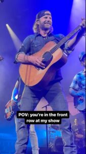 Dierks Bentley Instagram - A few highlights from the road! #pov #livemusic