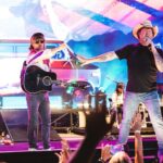 Dierks Bentley Instagram - Had the honor of having @therealtracylawrence out with us on the #GravelAndGold tour yesterday, appreciate you coming out!! The goat! What a night. Ozarks Amphitheater