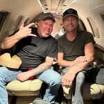 Dierks Bentley Instagram - Had the honor of having @therealtracylawrence out with us on the #GravelAndGold tour yesterday, appreciate you coming out!! The goat! What a night. Ozarks Amphitheater