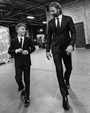 Dierks Bentley Instagram - The #NHLAwards was a night to remember for the both of us.. I might be out of a gig if @knoxbentley7 keeps this up! Btw, guess he got an instagram 😳