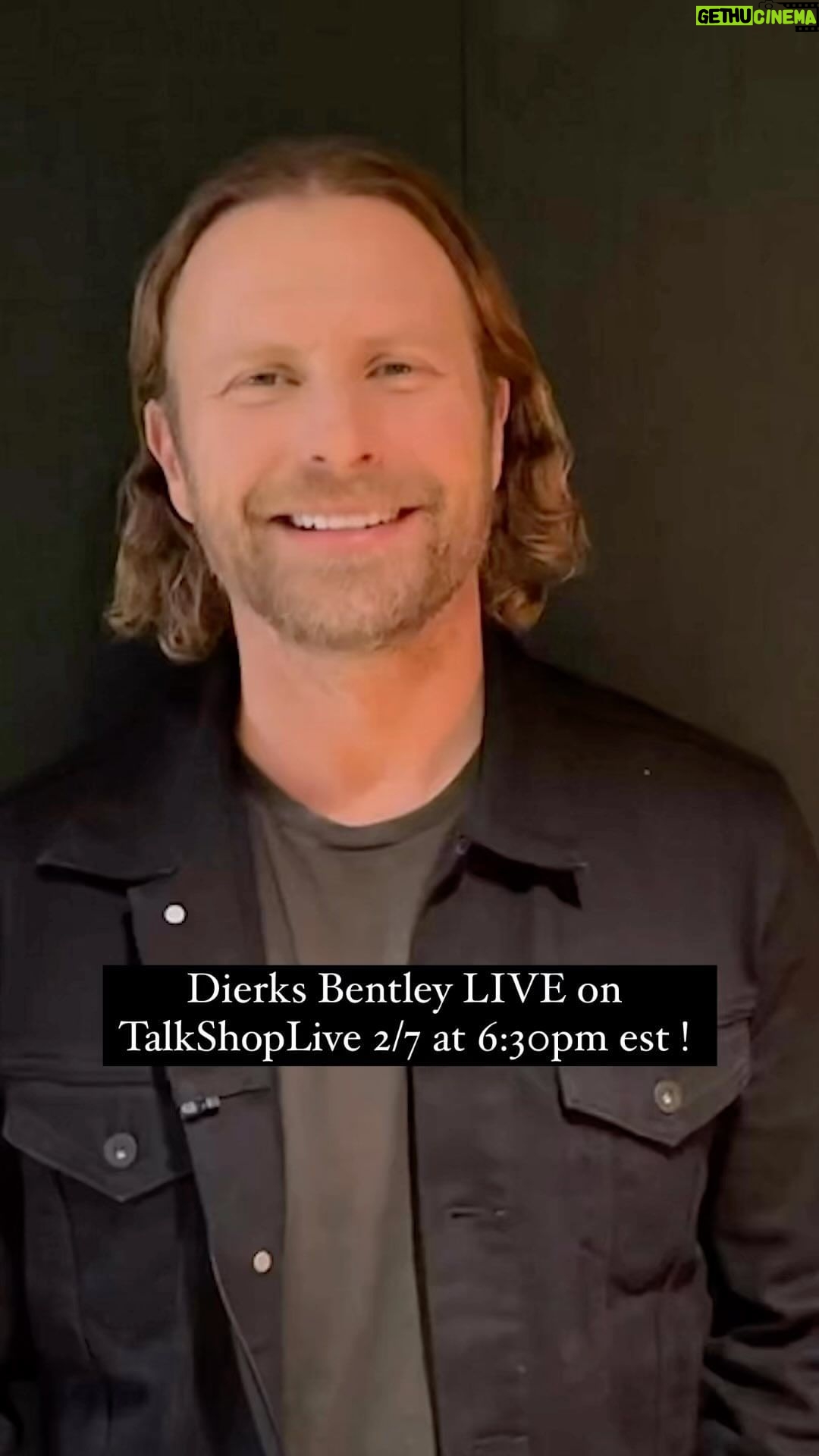 Dierks Bentley Instagram - Join @dierksbentley LIVE on @talkshoplive to hear about the journey to his 10th studio album, #GravelAndGold. Ask him questions & pre-order your autographed copy of the album. Get a reminder for the show at the #LinkInBio.