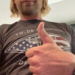 Dierks Bentley Instagram - @flagandanthemco and I have teamed up to create two limited edition Folds Of Honor Charity tees, head over to @flagandanthemco to get yours now. 100% of the proceeds will donated to @foldsofhonor, to those of you currently serving or to those who have served our country… thank you.