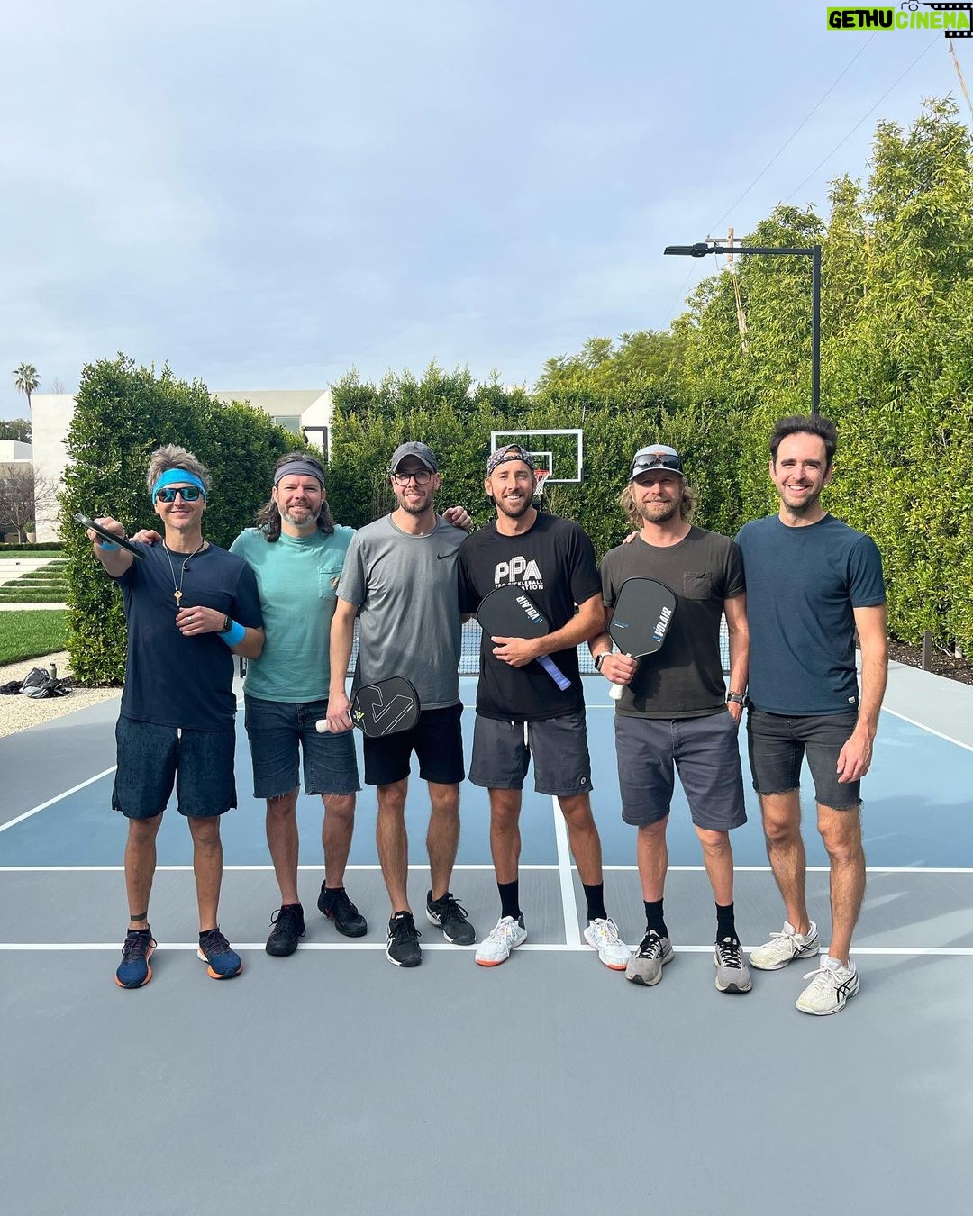 Dierks Bentley Instagram - It was my pleasure to give a few pointers to @azdrivepickleball superstar @wesburrowspb today…after coaching @robcassidy7 yesterday in San Diego. #champions #nextlevel #yourewelcome