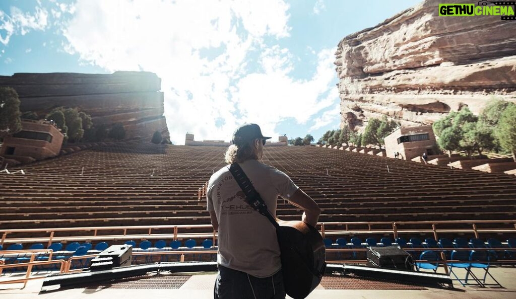 Dierks Bentley Instagram - It’s hard to put into words what wrapping the tour at @redrocksco meant to me. Such a special state, such a special venue, I can’t imagine our last few shows of the year to be anywhere else. Thank you for an incredible summer, y’all sure made gravel feel like gold. #GravelAndGoldTour Red Rocks Amphitheater