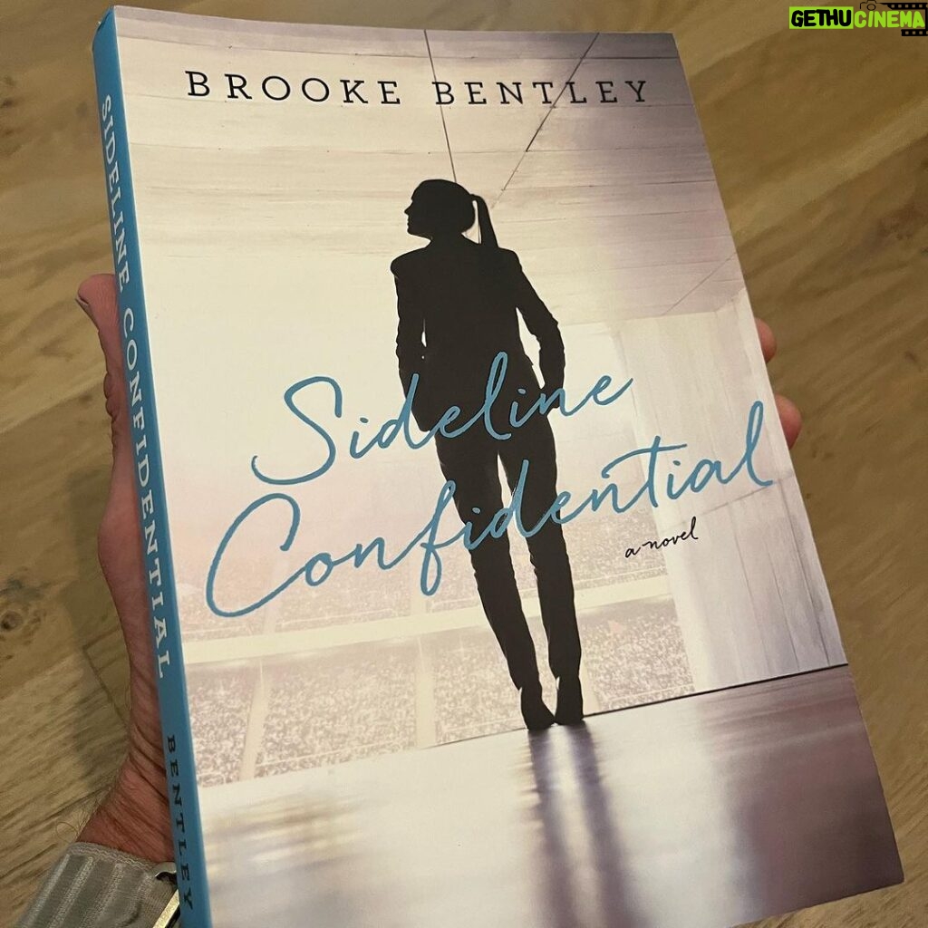 Dierks Bentley Instagram - New release alert! My niece Brooke Bentley just released her novel Sideline Confidential. It's a fast-paced read with a behind-the-scenes look at what it's like to work in pro football. You can get it wherever books are sold- Amazon, Target, Barnes & Noble.  I am halfway thru and loving Blake Kirk’s adventures in the NFL! Nice work Brooke 👊