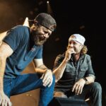 Dierks Bentley Instagram - The love was real y’all! Between me and @jordandavisofficial and my band and his. Made this THE most fun tour/summer ever. (say it every year but i really mean it this time haha). The second he walked on stage at our first show in Toronto, the whole energy of the tour shifted. He packs so much positivity and energy in his show, he couldn’t hide his love of performing if he wanted to. I’ll miss the pickleball, torturing him with sub 30 degree cold plunges, parking lot workouts, whiskey sippin and old school country, and the energy he brought to What Was I Thinkin every night. Dude loves Jesus, his family, friends and fans. Simple formula that’s makes him someone you just want to be around. Go check him out on his Damn Good Time Tour this Fall.