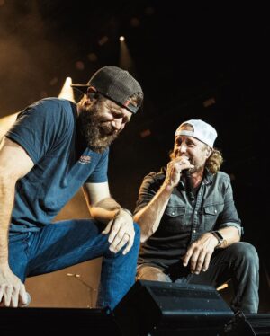 Dierks Bentley Instagram - The love was real y’all! Between me and @jordandavisofficial and my band and his. Made this THE most fun tour/summer ever. (say it every year but i really mean it this time haha). 
The second he walked on stage at our first show in Toronto, the whole energy of the tour shifted. He packs so much positivity and energy in his show, he couldn’t hide his love of performing if he wanted to. I’ll miss the pickleball, torturing him with sub 30 degree cold plunges, parking lot workouts, whiskey sippin and old school country, and the energy he brought to What Was I Thinkin every night. 
Dude loves Jesus, his family, friends and fans. Simple formula that’s makes him someone you just want to be around. 
Go check him out on his Damn Good Time Tour this Fall.