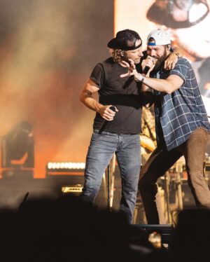 Dierks Bentley Instagram - The love was real y’all! Between me and @jordandavisofficial and my band and his. Made this THE most fun tour/summer ever. (say it every year but i really mean it this time haha). 
The second he walked on stage at our first show in Toronto, the whole energy of the tour shifted. He packs so much positivity and energy in his show, he couldn’t hide his love of performing if he wanted to. I’ll miss the pickleball, torturing him with sub 30 degree cold plunges, parking lot workouts, whiskey sippin and old school country, and the energy he brought to What Was I Thinkin every night. 
Dude loves Jesus, his family, friends and fans. Simple formula that’s makes him someone you just want to be around. 
Go check him out on his Damn Good Time Tour this Fall.