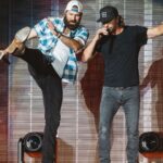 Dierks Bentley Instagram - The love was real y’all! Between me and @jordandavisofficial and my band and his. Made this THE most fun tour/summer ever. (say it every year but i really mean it this time haha). The second he walked on stage at our first show in Toronto, the whole energy of the tour shifted. He packs so much positivity and energy in his show, he couldn’t hide his love of performing if he wanted to. I’ll miss the pickleball, torturing him with sub 30 degree cold plunges, parking lot workouts, whiskey sippin and old school country, and the energy he brought to What Was I Thinkin every night. Dude loves Jesus, his family, friends and fans. Simple formula that’s makes him someone you just want to be around. Go check him out on his Damn Good Time Tour this Fall.