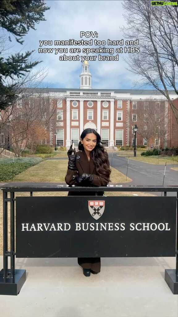 Diipa Khosla Instagram - Grateful & honoured for the invitation to join the the 33rd Women in Business conference of THE Harvard Business School!!! @hbswomen @harvardhbs As any Indian girl my parents would have loved for me to attend Harvard, but life turned out differently… Little did I know my baby @indewild would take me to speak at Harvard Business School to 900+ students of the MBA class.🥹♥