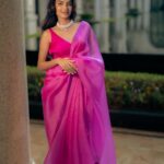 Diipa Khosla Instagram - Pink for Valentines Day? Groundbreaking Rani Pink for our Chennai @indewild community event? Homely 🫶🏽🥹 Did you wear pink for vday? Leela Palace Hotel Chennai