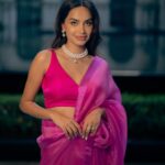 Diipa Khosla Instagram - Pink for Valentines Day? Groundbreaking Rani Pink for our Chennai @indewild community event? Homely 🫶🏽🥹 Did you wear pink for vday? Leela Palace Hotel Chennai