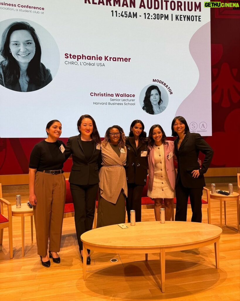 Diipa Khosla Instagram - I am so proud to represent my 2-year-old business @indewild at @harvardhbs. The relentless dedication of the entire indē wild team makes this recognition truly meaningful… Thank you for having us for the 2nd (!!) time 😍 I was invited to speak on the panel ‘Changing the Narrative as Minority Women Leaders,’ at the 33rd Annual conference of @hbswomen. While trailblazing women before us have paved a path, it is only through our collective strength as women that we can continue to build - from CEOs to eager students. ♥ Look details: Outfit : @kanikagoyallabel Coat : @thefrankieshop Gloves : @paularowangloves Earrings @alasajewels @ascend.rohank Shoes : @aldo_shoes Styled by : @styled_by_meera @tryagaintoobad Assisted by : @jharna.art HMUA : @jullianaaraujomua Harvard Business School