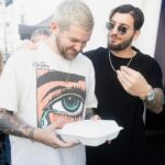 Dillon Francis Instagram - We’ve been texting for months about doing a song together and “FREE” is finally out. Swipe to see the conversation and the music video we made ourselves with $20, stock video of dogs, and a little elbow grease 🤝