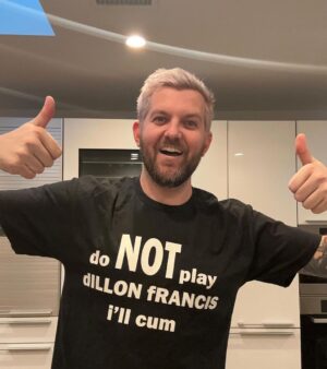 Dillon Francis Instagram - new merch is live for 72 hours. do NOT buy these shirts, i’ll cum (link in biiiiooooo)