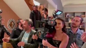 Dima Kandalaft Instagram - Rolling. Action! 🎬🎥

Behind the scenes. Amazing crew! 🌹

@karessbasharofficial 🤍
@qayssheikhnajibofficial 🤍
@emirndr ♥️
@ogz.ozturk 🤍

#DimaKandalaft #Stiletto 

‎#ديمة_قندلفت #ستيليتو