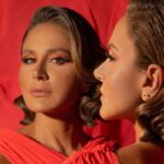 Dima Kandalaft Instagram - مع كل لون منختارو، بتتلوّن نظرة الناس لإلنا. بس نظرتنا لذاتنا، ثابتة ما بتتغيّر ! شو رأيكن؟ #ديمة_قندلفت #Dimakandalaft —————————————- Photo by @rabee_alsirawan Make up & Hair by @miladhannoun Styled by @fareedaboudraah