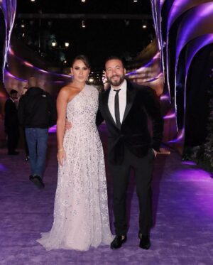 Dima Kandalaft Instagram - A JOYful night!✨ #joyawards2024 
Dress @georgeshobeika 
Jewelry @tiffanyandco 
Shoes & bag @louboutinworld 
Hair and makeup @miladhannoun 
Photographer @rabee_alsirawan 

Styled by @jonymatta 🤍