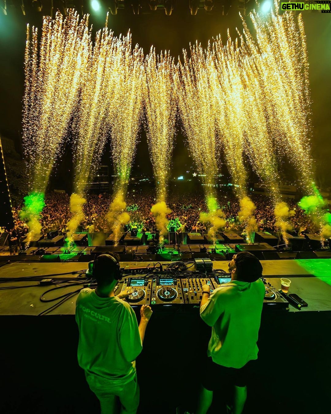 Dimitri Vegas Instagram - @exitfestival, the energy was through the roof. Thank you all for the love and support! ❤️🔥 Exit Festival