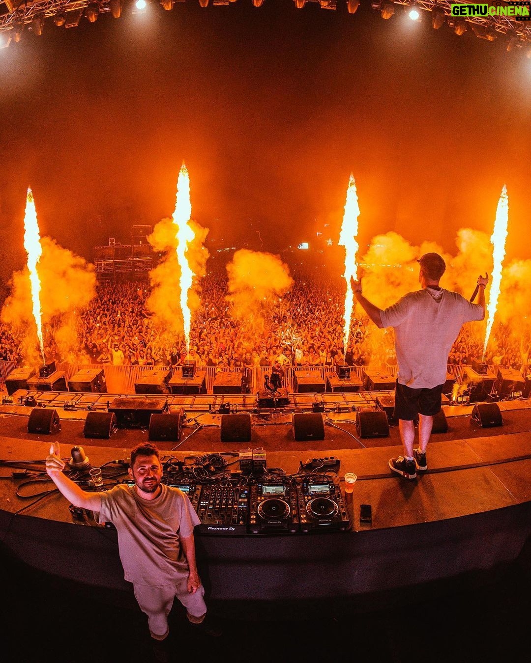 Dimitri Vegas Instagram - @exitfestival, the energy was through the roof. Thank you all for the love and support! ❤️🔥 Exit Festival