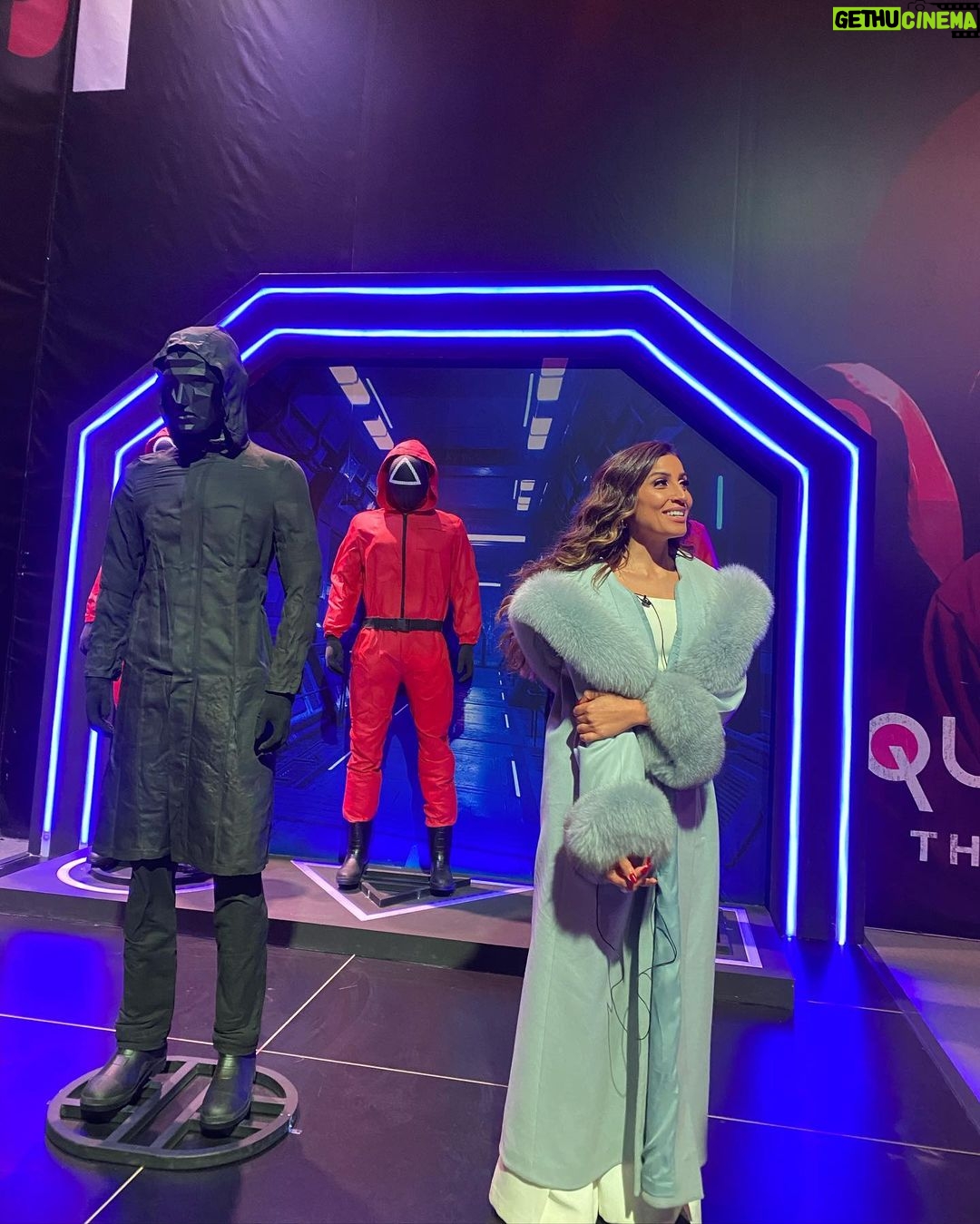Dina El Sherbiny Instagram - Squid game😱