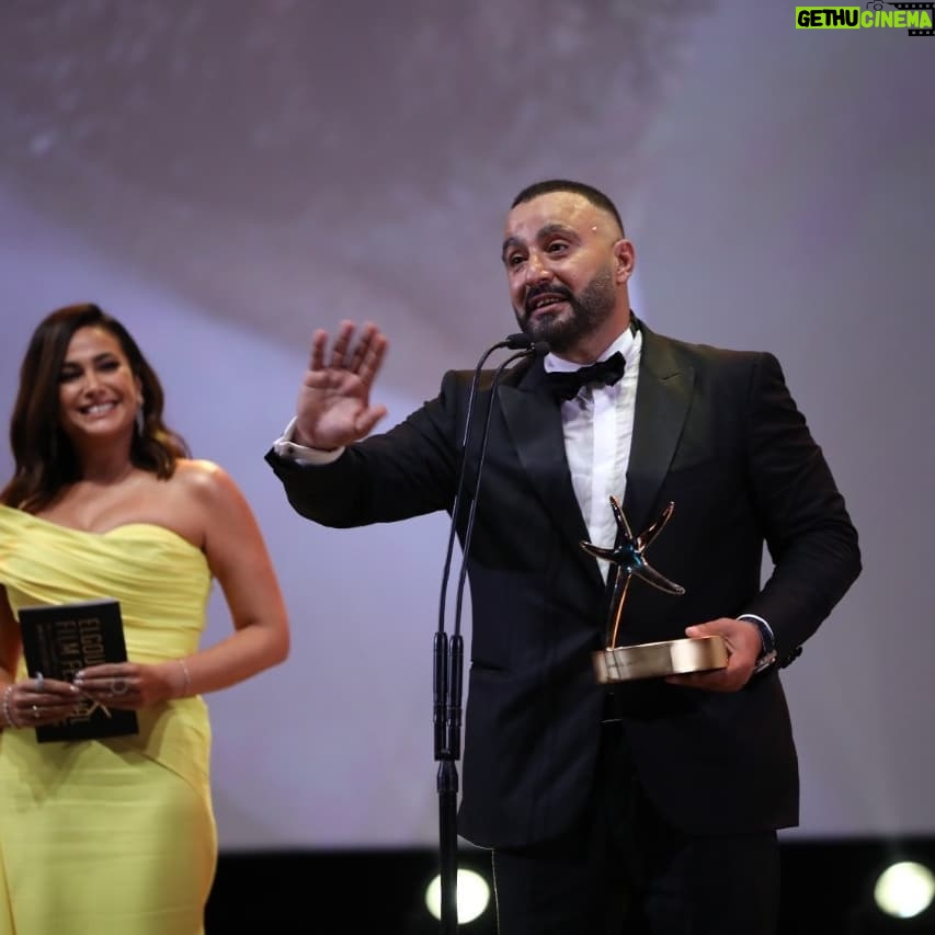 Dina El Sherbiny Instagram - @ahmedelsakaeg the heart of gold and nerves of steel I, and millions of people around the world, love you, look up to you and learn from you every day. Congratulations for this well deserved award. We will forever learn from your work ethics and and you will forever remain an icon of the Egyptian cinema. To many more years of success ❤ Elgouna - Hurghada