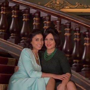 Dina El Sherbiny Instagram - Aida and camilia Behind the scenes🤗it’s always fun working together..love uuu and appreciate uuu ❤️❤️#قصر النيل @rihamabdelghafour