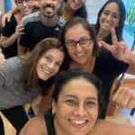 Dira Paes Instagram - Turma boa com fôlego, resistência e autocuidado. Pilates é vida, né, galera?! O corpo não pode parar 🙆🏽 Pilates Bruna Castello
