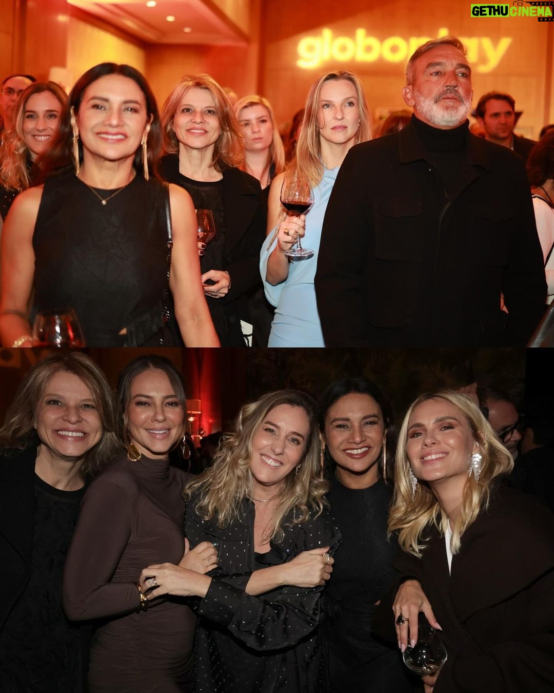 Dira Paes Instagram - Celebração no coquetel oferecido pelo @globoplay no @iemmys. Uma noite pra comemorar o audiovisual mundial e com muita felicidade, mais um ano de vida do @villamarimluiz e @tocaprado, parabéns queridos!!! ♥️🎈