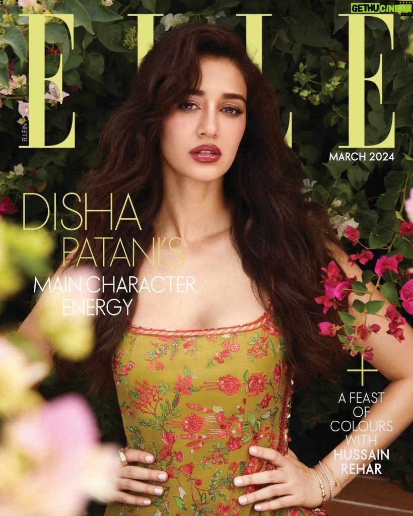 Disha Patani Instagram - #ELLEDigitalCoverStar: Meet Disha Patani (@dishapatani). From her debut to dominating the industry, her journey is nothing short of extraordinary. With film projects across industries, and an Instagram following of over 60 million, she’s not just a celebrity; she’s an icon. Behind the glamour, she remains grounded, finding solace in fitness and downtime with her beloved pet. Head to the 🔗 in the bio to read more about our digital cover star. _________________________ On @dishapatani: Intricate luxury lawn floral shirt by @hussainrehar.official. The bloom crystal ring by @studiometallurgy _________________________ ELLE India Editor:@aineenizamiahmedi Photographer: @umar.nadeeem Jr. Fashion Editor: @shaeroy (styling) Asst. Art Director: @mount.juno_ (cover design) Hair: @humera_shaikh19 Makeup: @hairgaragebynatasha Bookings Editor: @alizaafatmaa Assisted By: @nirali_p1 (styling); @jasleen.narang (bookings) Production: @ikp.insta (India) Brand Coordination: @tnbtpr Location: MiraSierra Khao Yai, Thailand Artist’s Reputation Management: @spicesocial _________________________ #ELLEIndia #DishaPatani #CoverStar