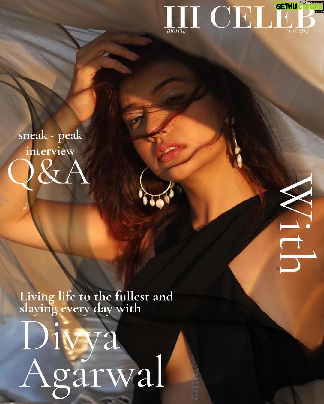 Divya Agarwal Instagram - From reality TV star to rising actress, Divya Agarwal @divyaagarwal_official is a multi-hyphenate force in Indian entertainment. Her journey began with show-stopping performances on MTV Splitsvilla and victories in Ace of Space and Bigg Boss OTT, where she captivated audiences with her strategic mind and fiery personality. Divya’s talent extends beyond the reality realm. She made a terrific debut in the horror web series Ragini MMS Returns 2 and has continued to impress both critics and audiences with roles in Abhay and Cartel. Always up for a challenge, Divya is an emerging star to keep your eye on. In February 2024, Divya embarked on a new chapter, marrying restaurateur Apurva Padgaonkar. Active on social media, she gracefully balances her thriving career with her new role as a wife. #hicelebmagazine #divyaagarwal_official #hicelebexclusiveinterview