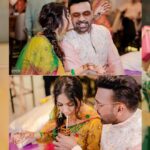 Divya Agarwal Instagram – Pinch me, I must be dreaming! Punjab ka Pind came alive for my Mehndi! ✨ Every shade, every step, every laugh – etched in henna and forever in my heart.

Outfit: @asbaabofficial
Accessories: @aulerthofficial 
Makeup: @dishisanghvii 
Hair : @hair_by_neetagohel
Assisted by @sarahsayedd16 
Mehendi: @mehendiartist_kanchanmahato 
Styled by: @sohail__mughal___ 
Wedding Planner: @audiciousentertainment 
Wedding Photography: @studiophotopalace 
Decor: @happyy_hours
Location: @be.at.one.official