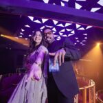 Divya Agarwal Instagram - Found my happily ever after, and a great mixologist! Sipping on happiness and surrounded by the people we love most. This is our special night! Accessories @orrajewellery Saree @petalsnx Styled by @stylingbyvictor @sohail__mughal___ Makeup : @dishisanghvii Hair : @irfanshaikh_hair_11.11 Wedding Planner: @audiciousentertainment Wedding photographer: @studiophotopalace