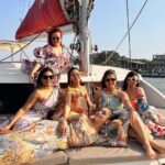 Divya Agarwal Instagram – Cheers to a lifetime of unforgettable memories❤️

@yachtlifegoa 
Wearing – @mandirawirkhq